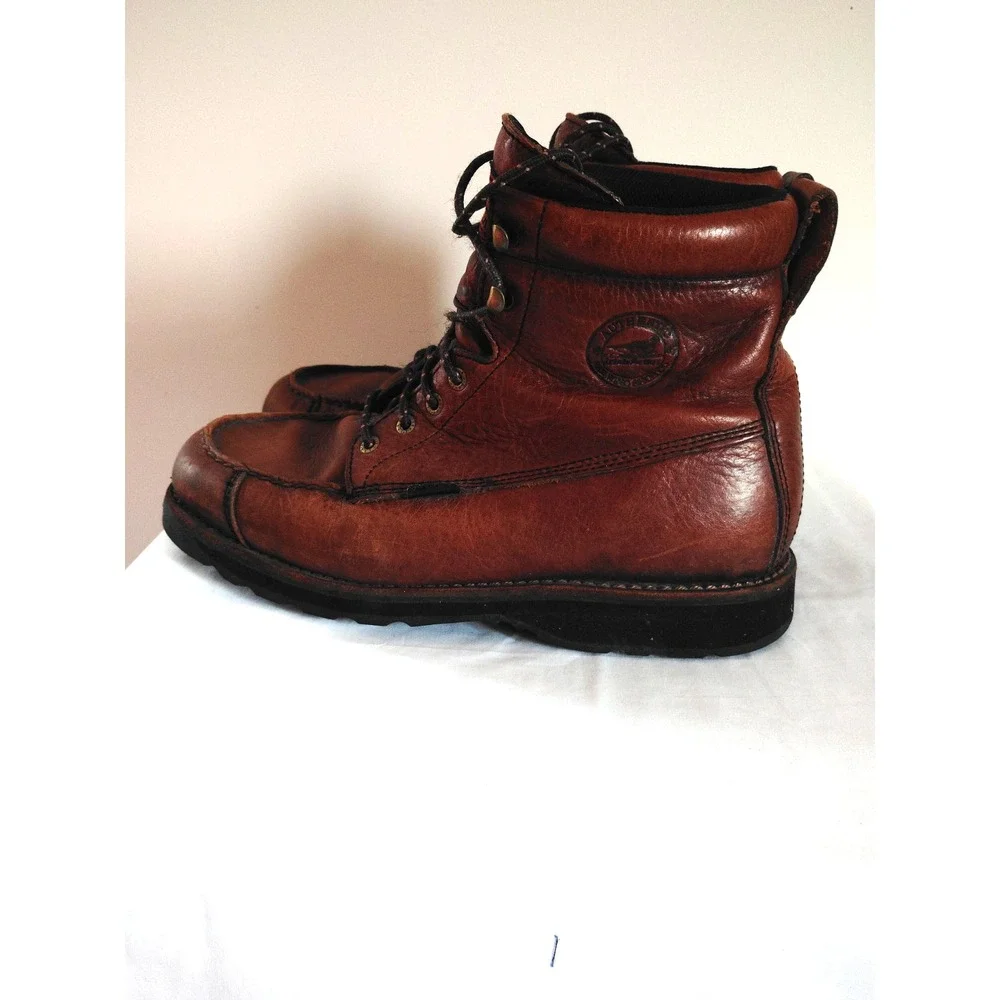Irish Setter by Red Wing Leather Work Hiking Boots Brown Lace‑Up Soft Toe Men 11